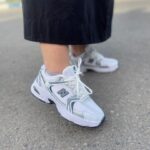 کتونی نیوبالانس 530سفید نقره ای (244)