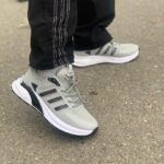 کتونی ادیداس طوسی مشکی عرفان