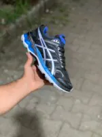 کتونی اسیکس مشکی ابی (252)