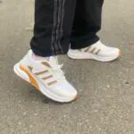 کتونی ادیداس برند سفید عسلی(280)