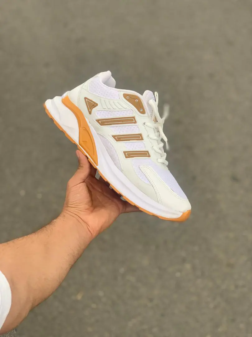 کتونی ادیداس برند سفید عسلی(280) - Image 2