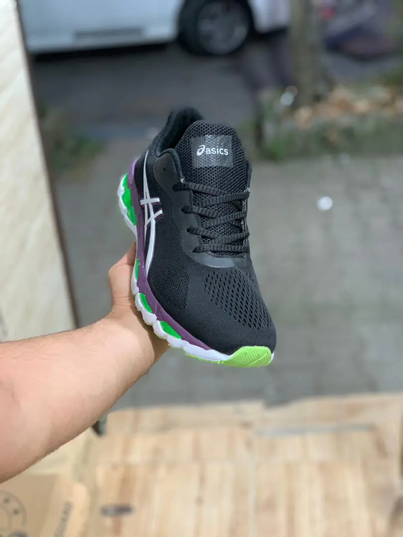 کتونی اسیکس مشکی بنفش (283) - Image 2