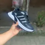 کتونی عرفان آدیداس برند مشکی سفید