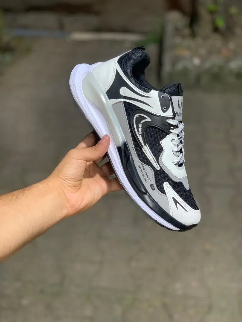 کتونی نایک برند مشکی سفید (۳۰۶) - Image 1