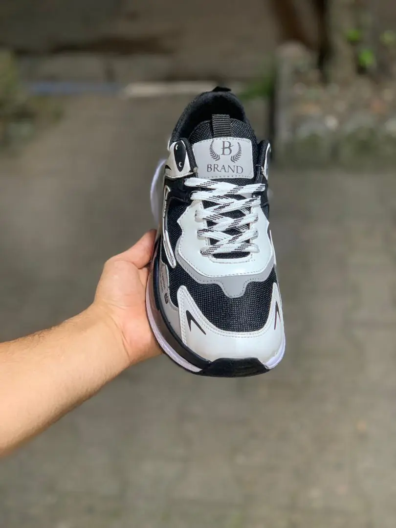 کتونی نایک برند مشکی سفید (۳۰۶) - Image 2