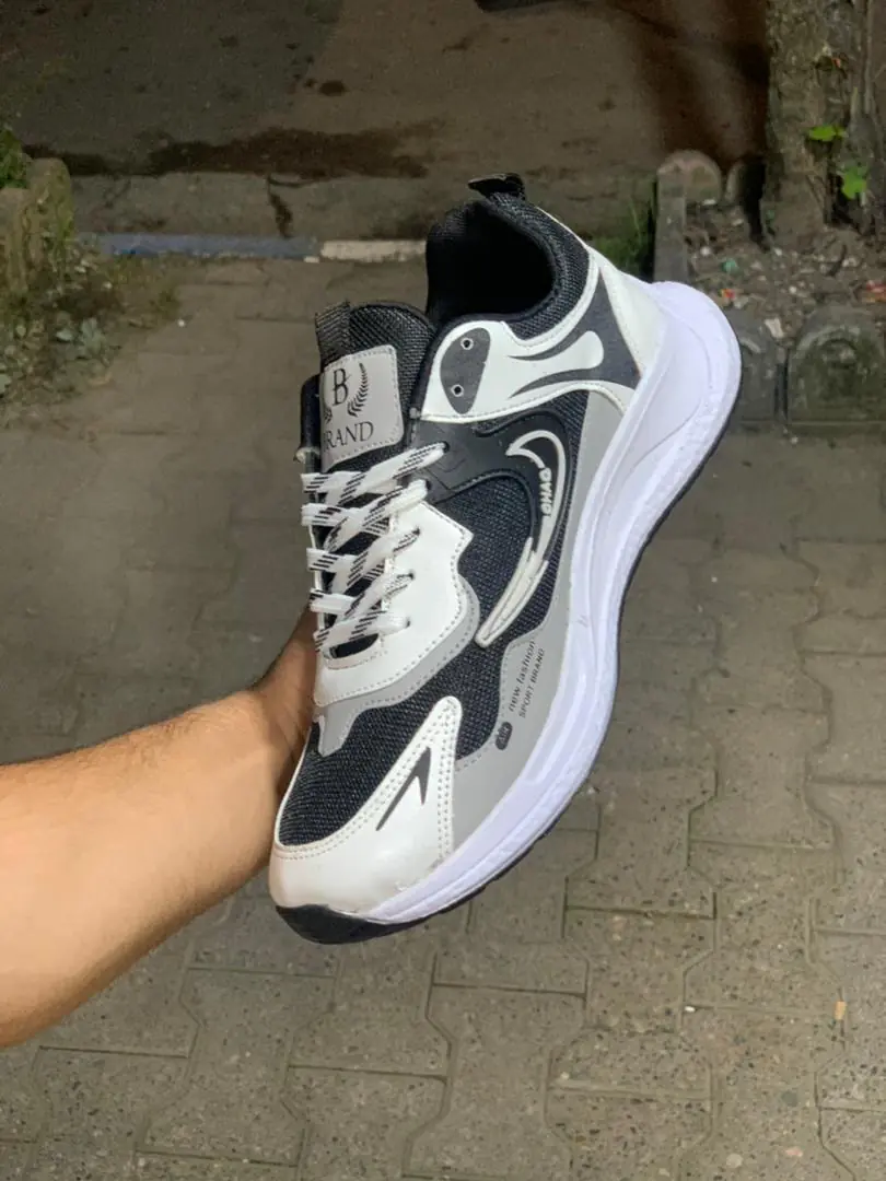 کتونی نایک برند مشکی سفید (۳۰۶) - Image 3